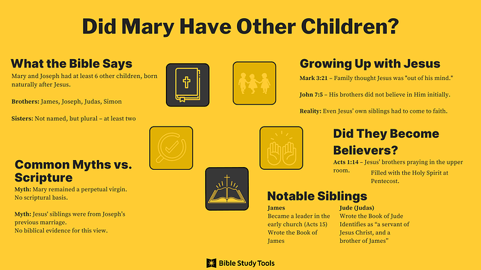 Did Mary Have Other Children