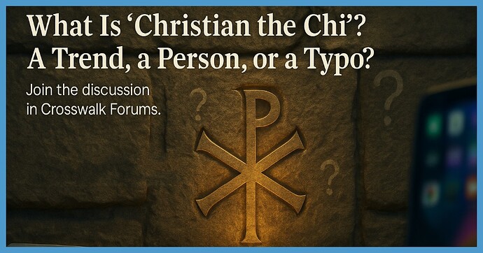 What Is Christian the Chi A Trend a Person or a Typo