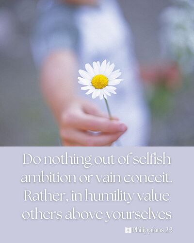 Philippians 2:3 Bible verse of the day
