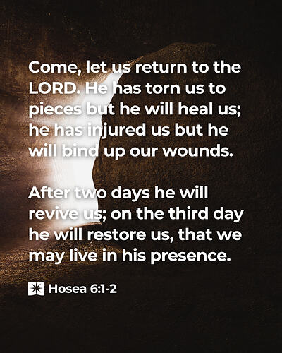 Hosea 61-2