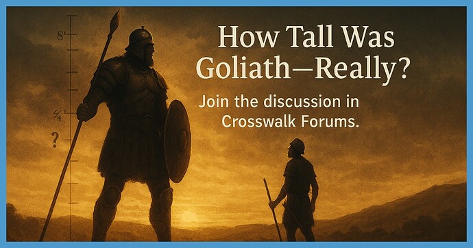 How tall was Goliath