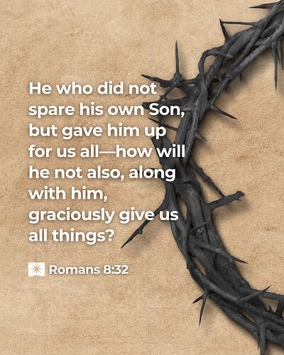 Romans 8:32 verse of the day