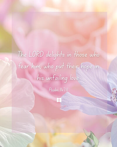 Psalm 147:11 Bible verse of the day