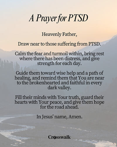 A Prayer for PTSD