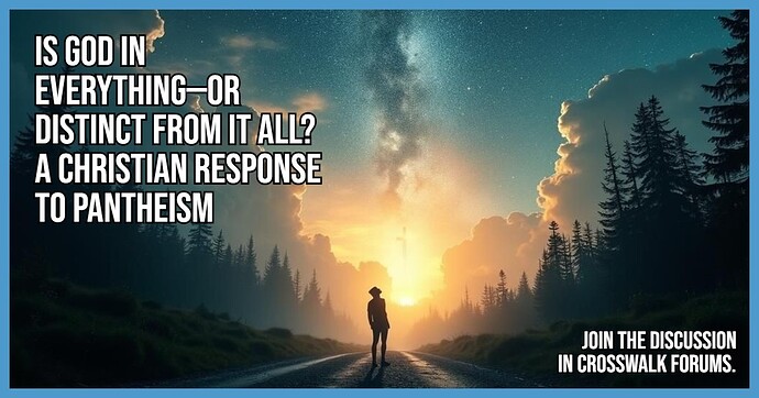 Is God in Everything or Distinct from It All A Christian Response to Pantheism