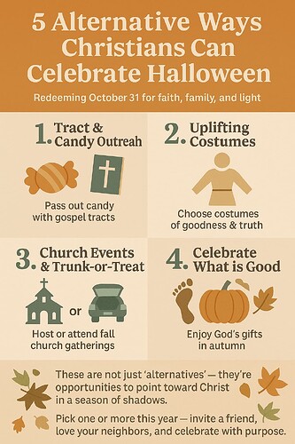 Alternatives for a Faithful Halloween Celebration