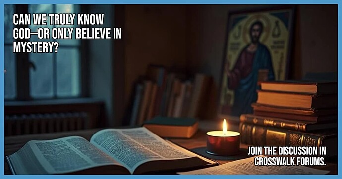 Can We Truly Know God or Only Believe in Mystery
