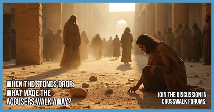 When the Stones Drop What Made the Accusers Walk Away
