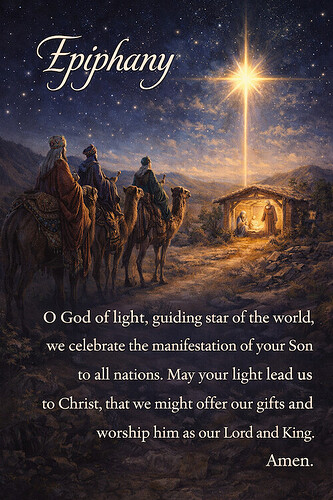 Epiphany under the guiding star