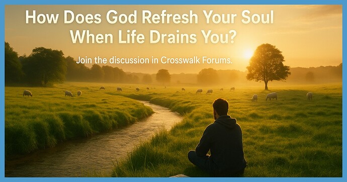 How Does God Refresh Your Soul When Life Drains You