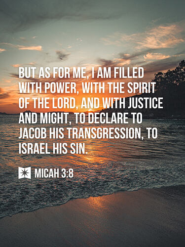 Micah 3:8 Bible verse of the day