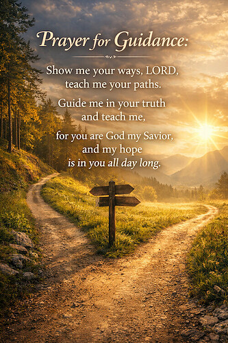 Path of faith and guidance