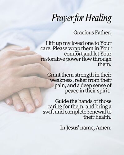 Short  Prayer for Healing
