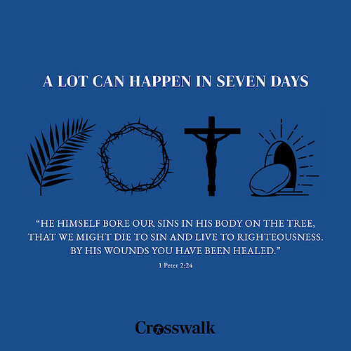 Holy Week graphic