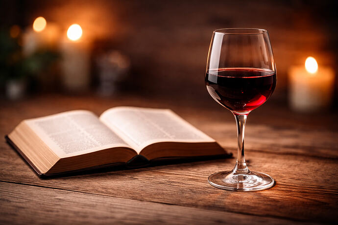 Bible and a glass of wine - Is drinking alcohol a sin in Christianity?