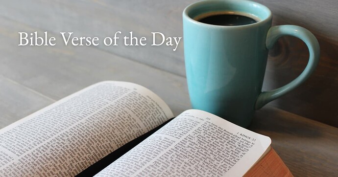 Bible Verse of the Day